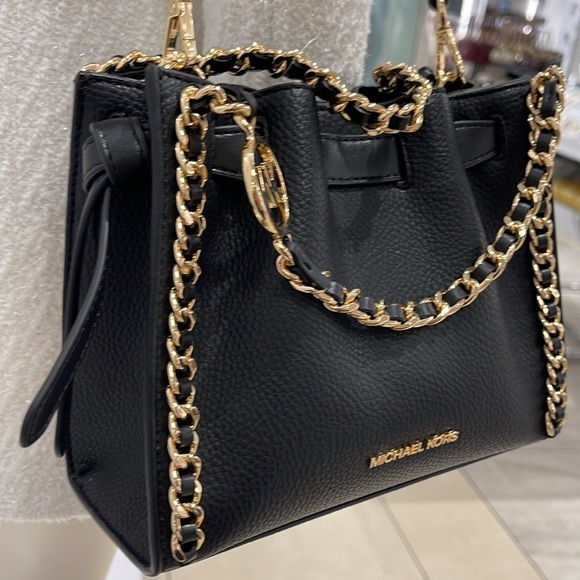 Michael Kors Women's Mina Small Belted Chain Crossbody Bag - Black - Shoulde
NWT - Picture 3 of 16